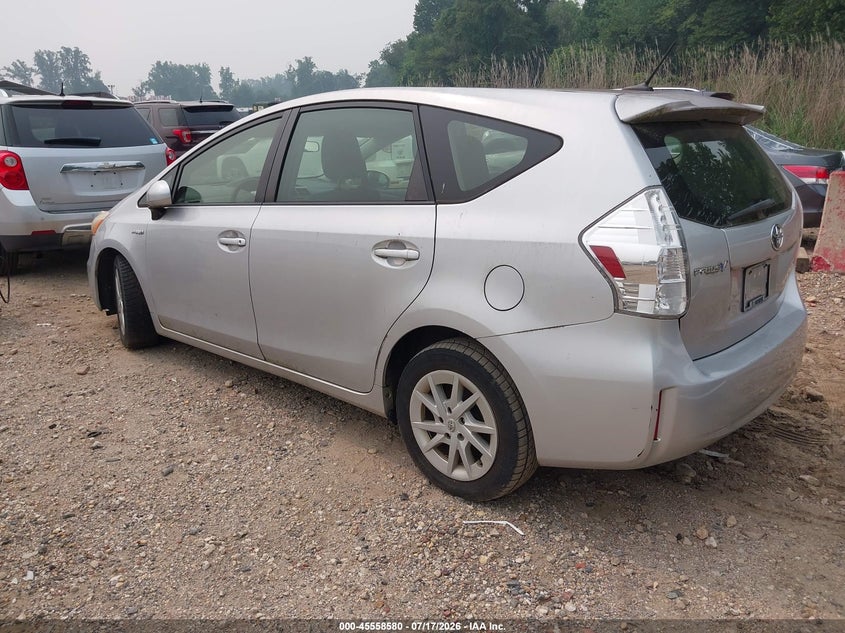 2013 Toyota Prius v VIN JTDZN3EU4D3210398 IAAI salvage auction — NORMAL WEAR, Clear-Dealer Only (West Virginia), sold $1,450 on 2026-07-23 (photo 3)