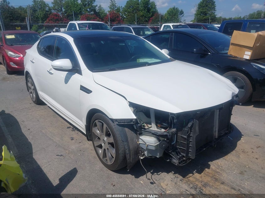 2011 Kia Optima VIN KNAGR4A60B5090543 IAAI salvage auction — FRONT END, Salvage (North Carolina), sold $225 on 2026-07-29 (photo 1)