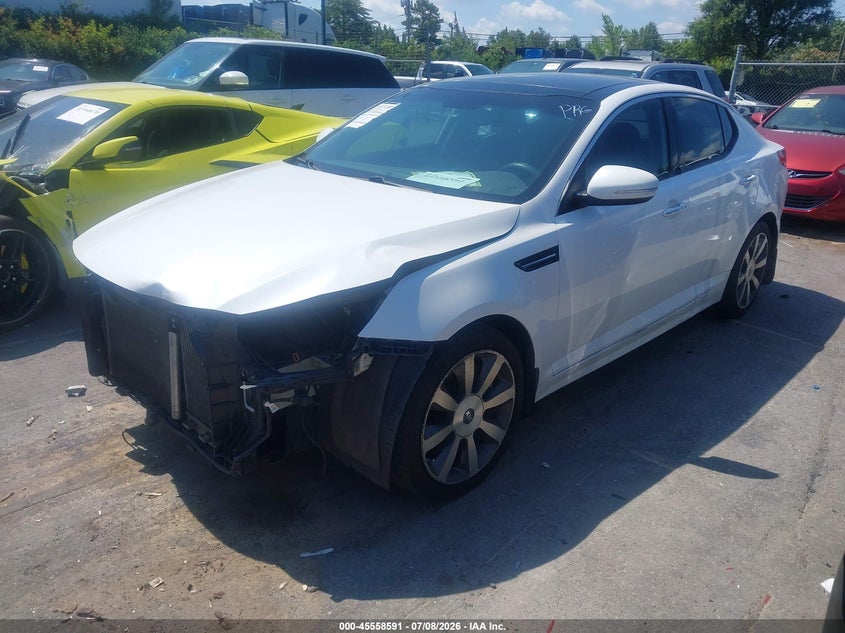 2011 Kia Optima VIN KNAGR4A60B5090543 IAAI salvage auction — FRONT END, Salvage (North Carolina), sold $225 on 2026-07-29 (photo 2)