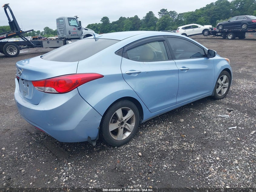2012 Hyundai Elantra VIN KMHDH4AE7CU310893 IAAI salvage auction — REAR END, Mv-907A (New York), sold $750 on 2026-07-21 (photo 4)