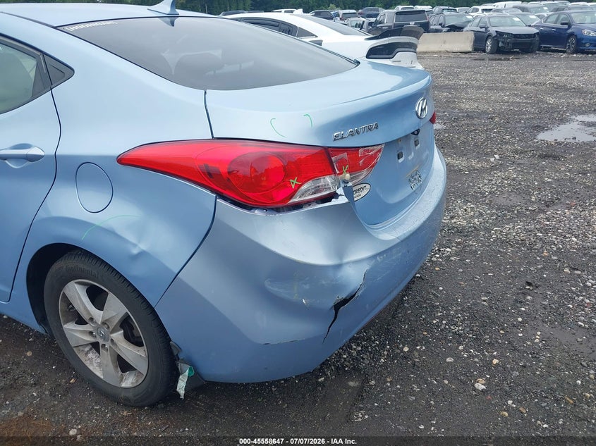 2012 Hyundai Elantra VIN KMHDH4AE7CU310893 IAAI salvage auction — REAR END, Mv-907A (New York), sold $750 on 2026-07-21 (photo 6)