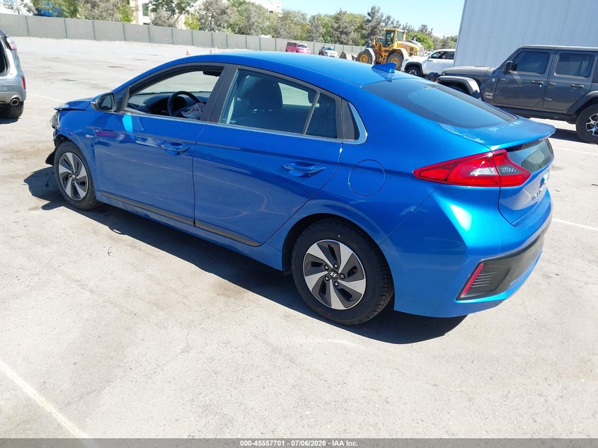 2018 Hyundai Ioniq VIN KMHC75LC1JU061665 IAAI salvage auction — LEFT FRONT, Salvage (California), sold $775 on 2026-07-29 (photo 3)