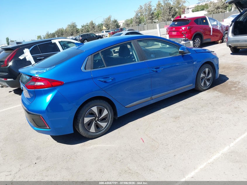 2018 Hyundai Ioniq VIN KMHC75LC1JU061665 IAAI salvage auction — LEFT FRONT, Salvage (California), sold $775 on 2026-07-29 (photo 4)