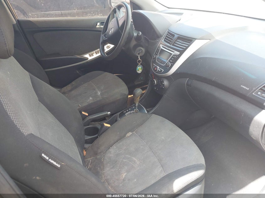 2014 Hyundai Accent VIN KMHCT5AE7EU145804 IAAI salvage auction — FRONT END, Clear (Florida), sold $375 on 2026-07-29 (photo 5)