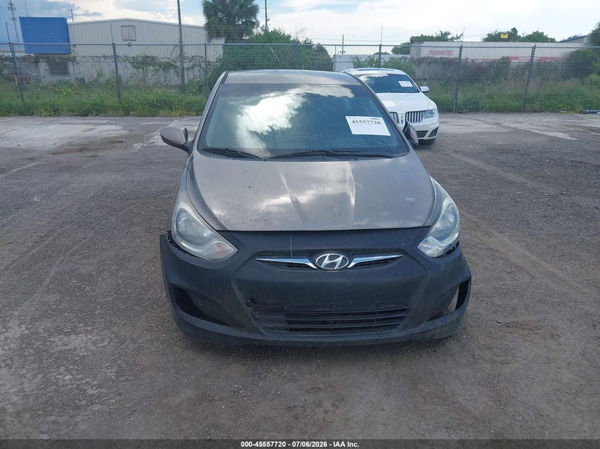 2014 Hyundai Accent VIN KMHCT5AE7EU145804 IAAI salvage auction — FRONT END, Clear (Florida), sold $375 on 2026-07-29 (photo 6)
