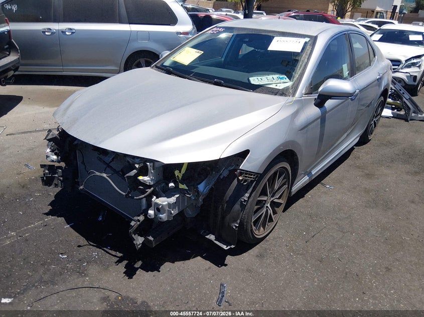 2021 Toyota Camry VIN 4T1T11AK1MU524624 IAAI salvage auction — RIGHT FRONT, Salvage Certificate (California), sold $6,900 on 2026-07-22 (photo 2)