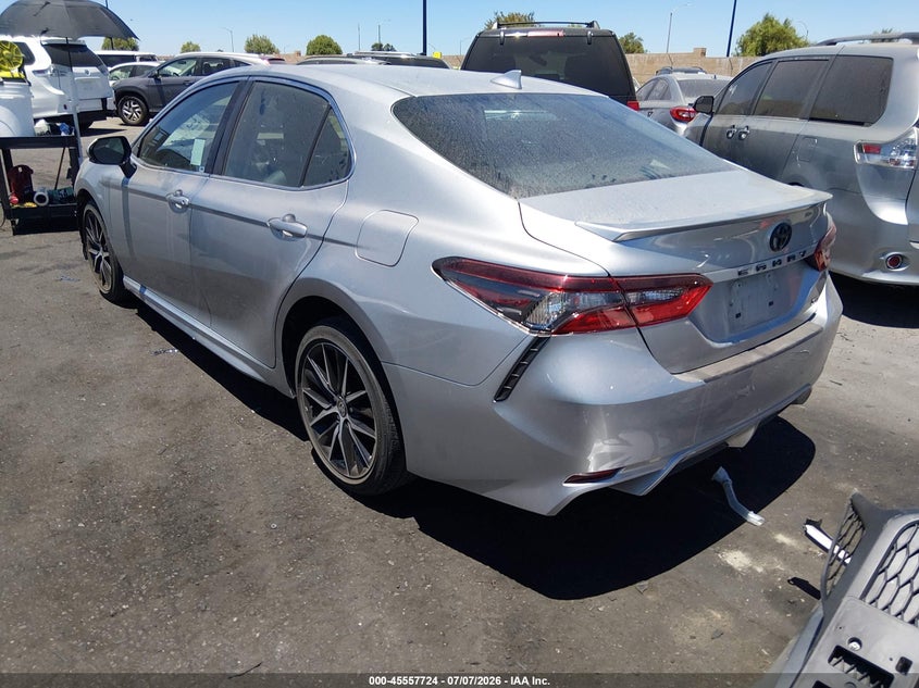 2021 Toyota Camry VIN 4T1T11AK1MU524624 IAAI salvage auction — RIGHT FRONT, Salvage Certificate (California), sold $6,900 on 2026-07-22 (photo 3)