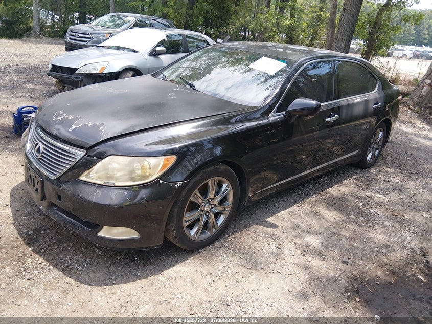 2007 Lexus Ls 460 VIN JTHGL46F675016689 IAAI salvage auction — NORMAL WEAR, Clear (Virginia), sold $450 on 2026-07-28 (photo 2)