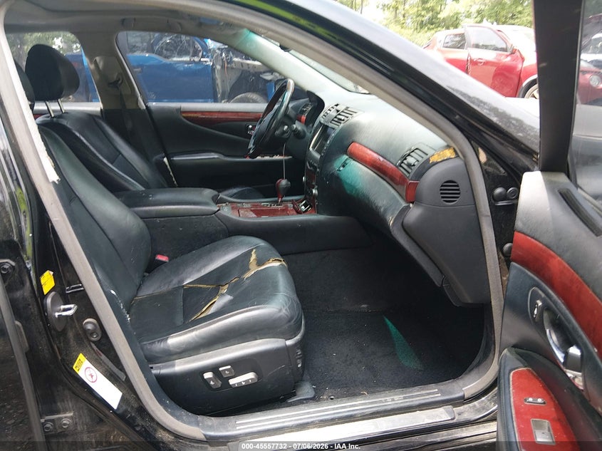2007 Lexus Ls 460 VIN JTHGL46F675016689 IAAI salvage auction — NORMAL WEAR, Clear (Virginia), sold $450 on 2026-07-28 (photo 5)