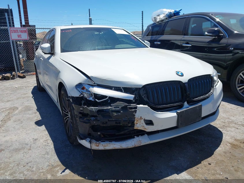 2018 BMW 5er VIN WBAJA9C57JB033514 IAAI salvage auction — FRONT END, Salvage Title, sold $3,550 on 2026-07-18 (photo 6)
