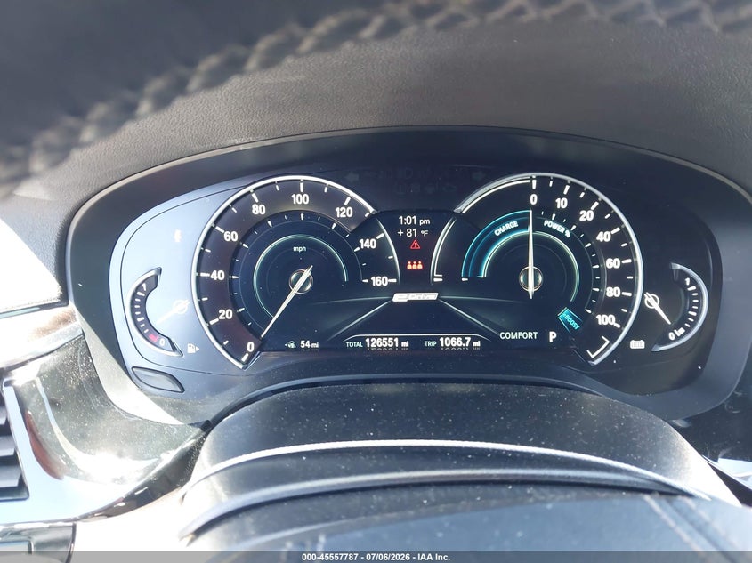 2018 BMW 5er VIN WBAJA9C57JB033514 IAAI salvage auction — FRONT END, Salvage Title, sold $3,550 on 2026-07-18 (photo 7)
