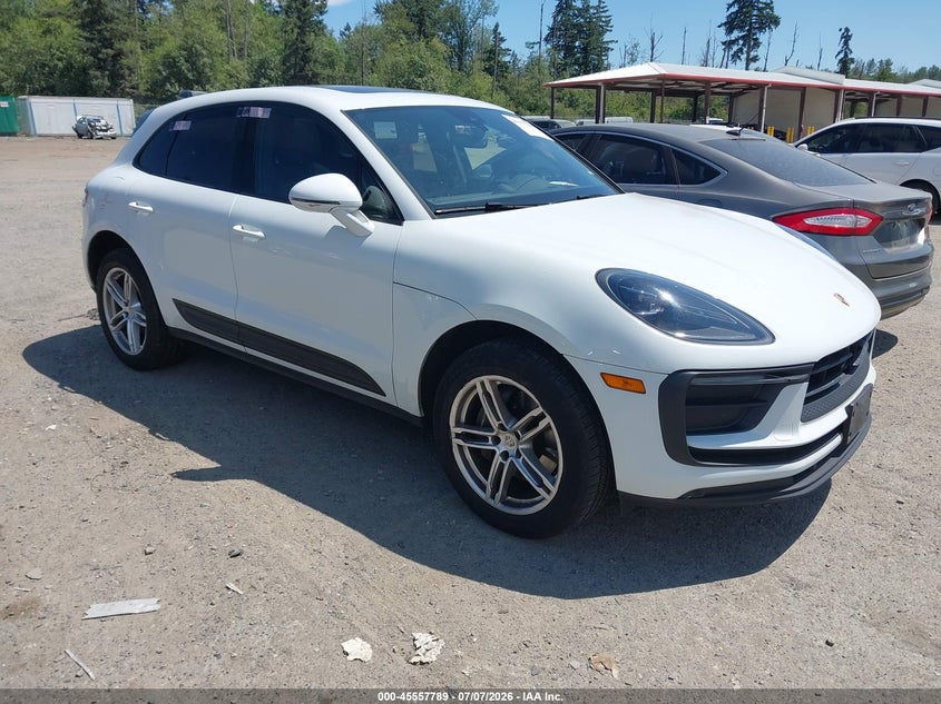 2024 Porsche Macan VIN WP1AA2A51RLB16387 IAAI salvage auction — LEFT & RIGHT, Enterprise Vehicles Clear Only (Washington), sold $8,600 on 2026-07-08 (photo 1)