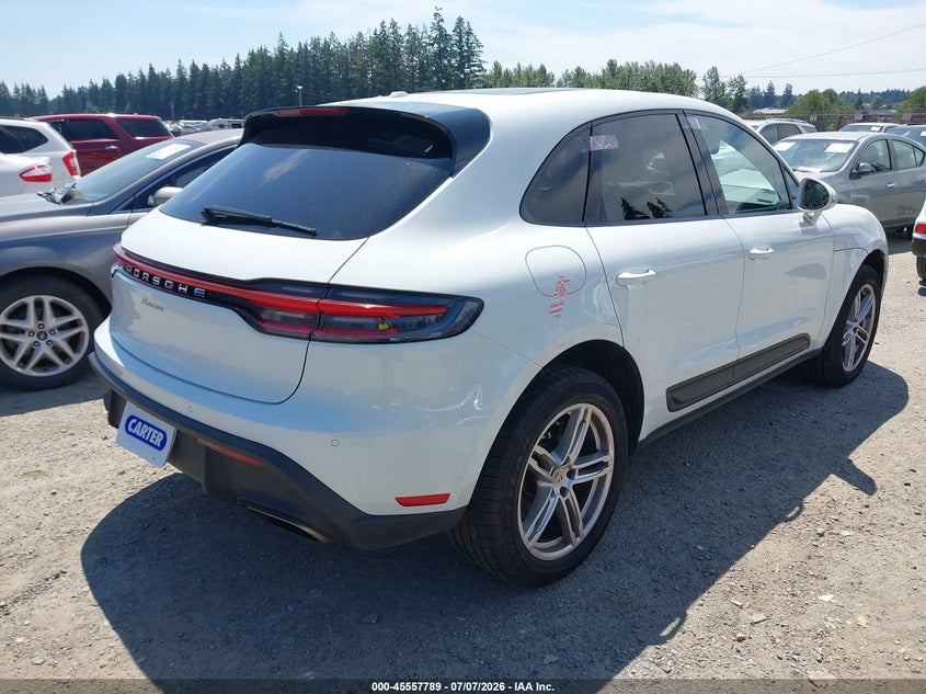 2024 Porsche Macan VIN WP1AA2A51RLB16387 IAAI salvage auction — LEFT & RIGHT, Enterprise Vehicles Clear Only (Washington), sold $8,600 on 2026-07-08 (photo 4)