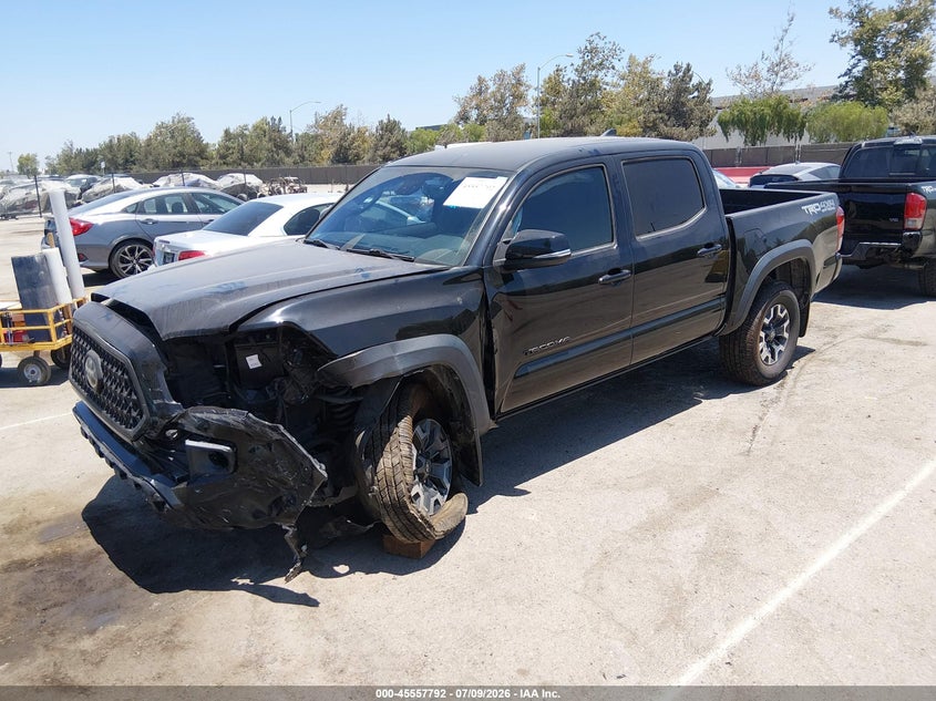 2019 Toyota Tacoma VIN 3TMCZ5AN6KM225047 IAAI salvage auction — FRONT END, Salvage Title, sold $9,750 on 2026-08-24 (photo 2)