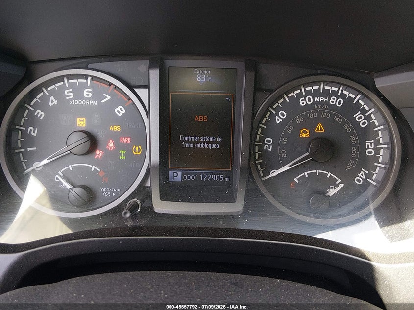 2019 Toyota Tacoma VIN 3TMCZ5AN6KM225047 IAAI salvage auction — FRONT END, Salvage Title, sold $9,750 on 2026-08-24 (photo 7)