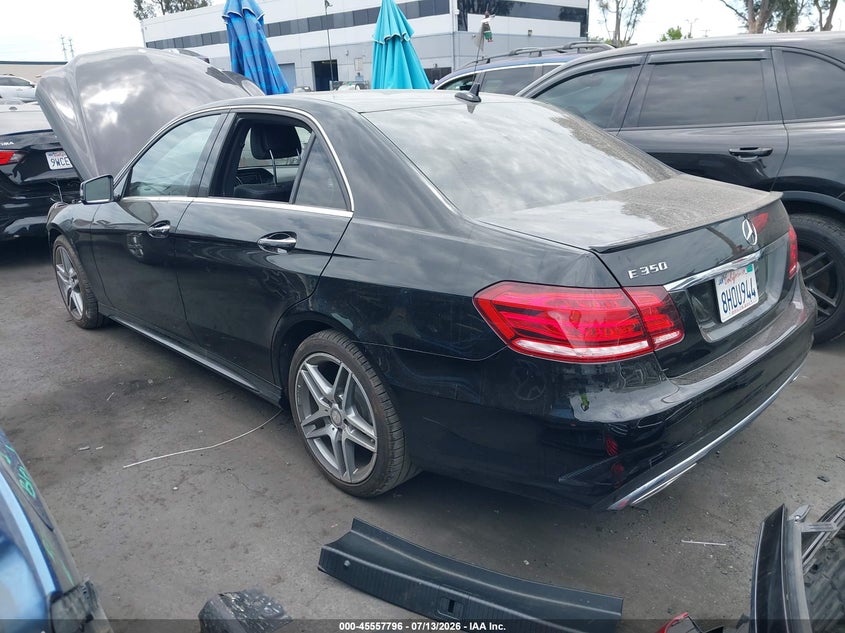 2016 Mercedes-benz E-klasse VIN WDDHF5KBXGB289194 IAAI salvage auction — RIGHT FRONT, Salvage Certificate (California), sold $2,500 on 2026-07-22 (photo 3)