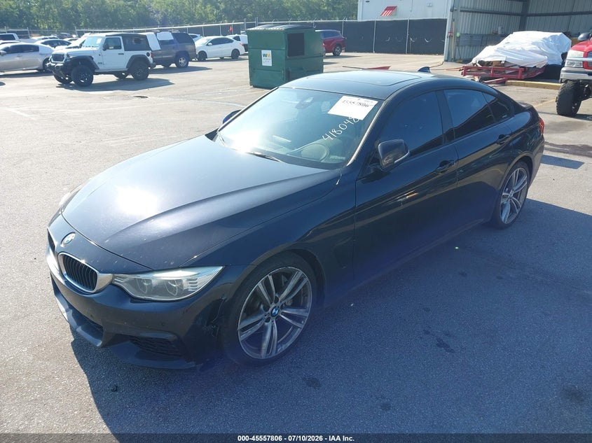2015 BMW 4 series VIN WBA4B1C52FD418048 IAAI salvage auction — NORMAL WEAR, Repossession Paperwork (Georgia), sold $1,475 on 2026-08-05 (photo 2)