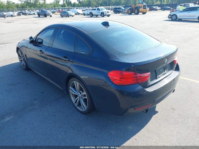 2015 BMW 4 series VIN WBA4B1C52FD418048 IAAI salvage auction — NORMAL WEAR, Repossession Paperwork (Georgia), sold $1,475 on 2026-08-05 (photo 3)