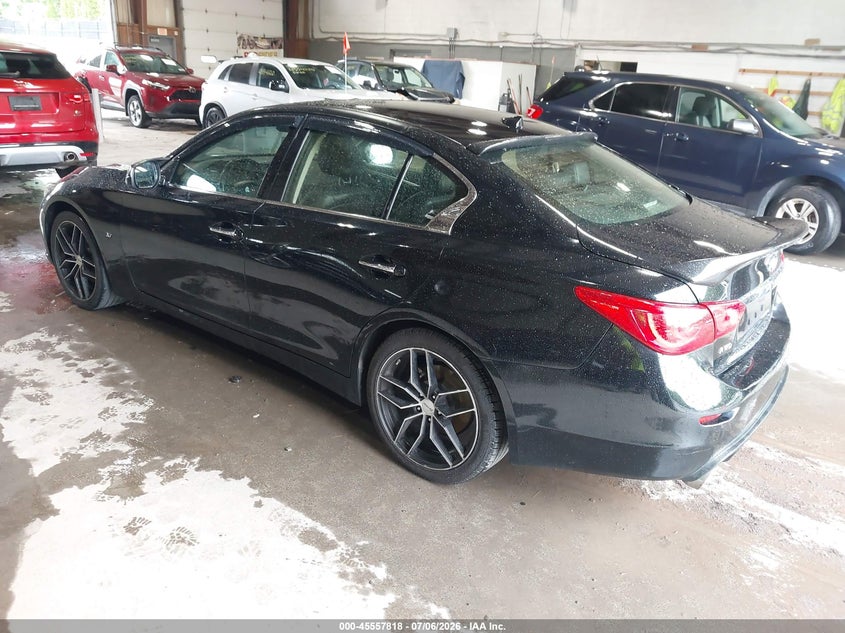 2015 Infiniti Q50 VIN JN1BV7AR5FM421605 IAAI salvage auction — NORMAL WEAR, Clear (New York), sold $3,425 on 2026-07-29 (photo 3)