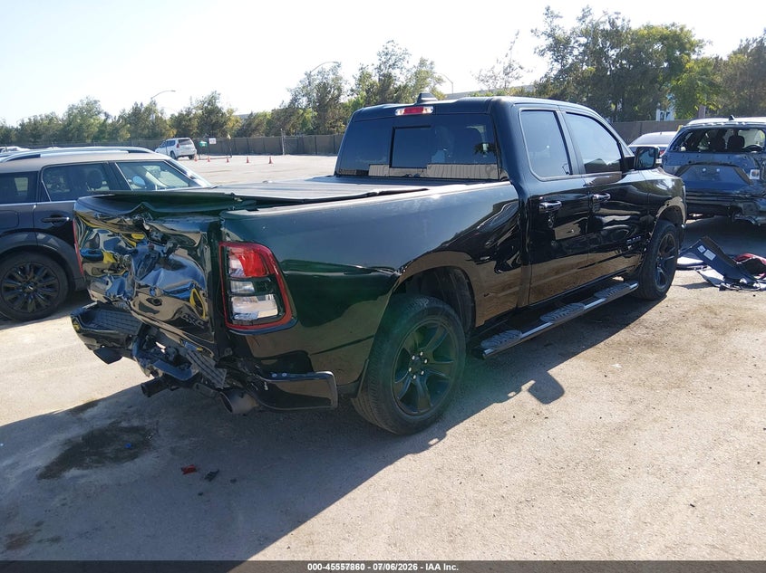2022 Ram 1500 VIN 1C6SRFBT1NN198551 IAAI salvage auction — REAR END, Salvage (California), sold $10,550 on 2026-09-02 (photo 4)