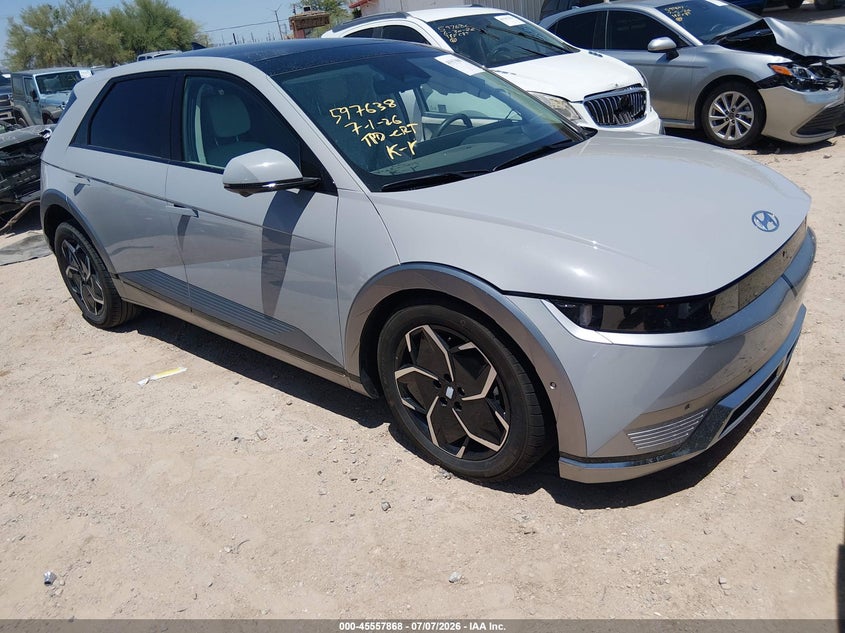 2024 Hyundai Ioniq 5 VIN KM8KR4DE4RU340345 IAAI salvage auction — LEFT SIDE, Wait Title, sold $10,500 on 2026-08-29 (photo 1)