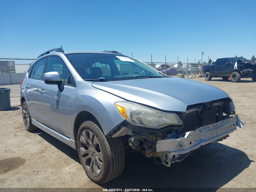 2012 Subaru Impreza VIN JF1GPAL67CG215148 IAAI salvage auction — FRONT & REAR, Salvage (California), sold $975 on 2026-07-28 (photo 1)