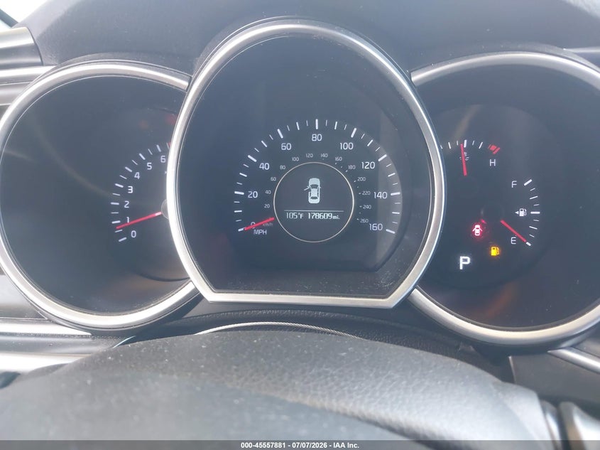 2015 Kia Optima VIN KNAGM4A78F5616849 IAAI salvage auction — NORMAL WEAR, Clear (Arizona), sold $125 on 2026-07-21 (photo 7)