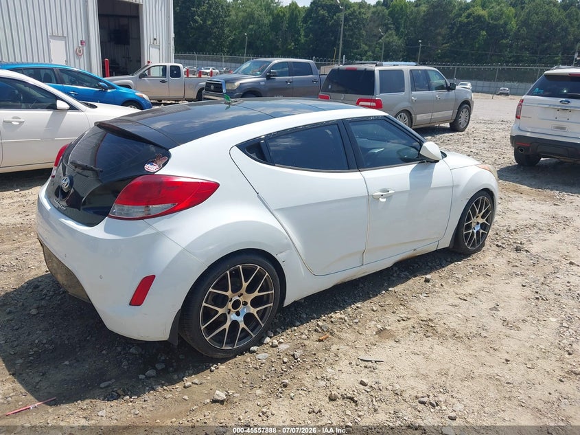 2012 Hyundai Veloster VIN KMHTC6AD4CU026201 IAAI salvage auction — NORMAL WEAR, Repossession Paperwork (Georgia), sold $50 on 2026-07-30 (photo 4)