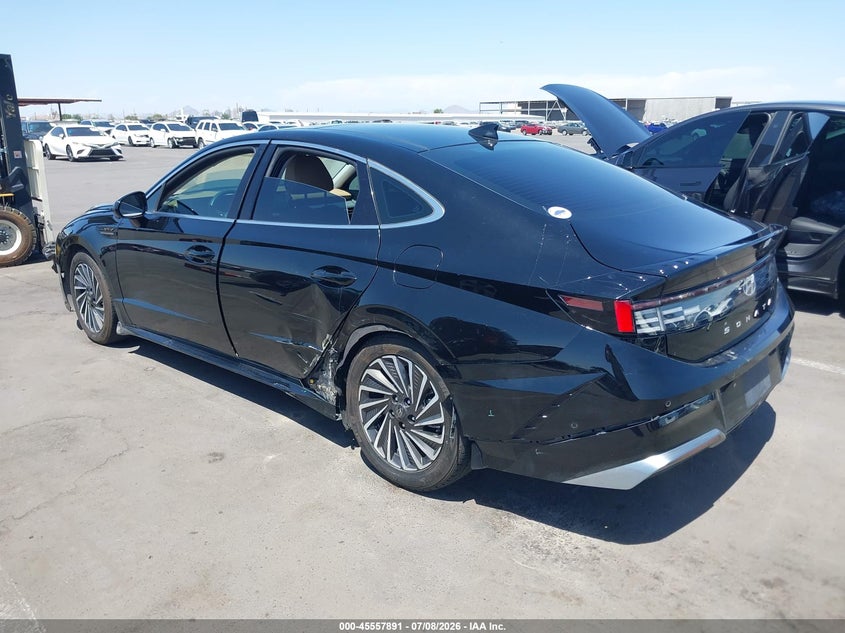 2024 Hyundai Sonata VIN KMHL54JJ8RA089056 IAAI salvage auction — REAR END, Salvage Title, sold $11,800 on 2026-07-16 (photo 3)