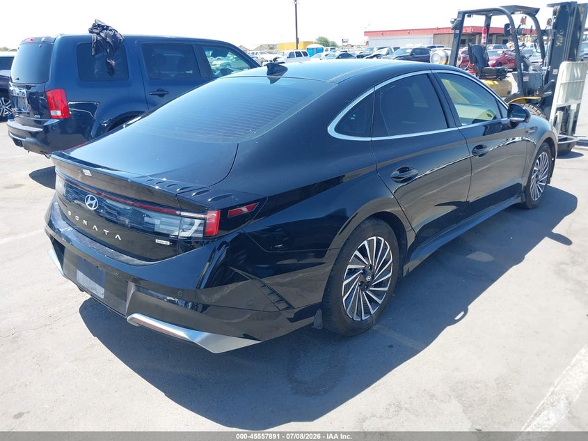 2024 Hyundai Sonata VIN KMHL54JJ8RA089056 IAAI salvage auction — REAR END, Salvage Title, sold $11,800 on 2026-07-16 (photo 4)
