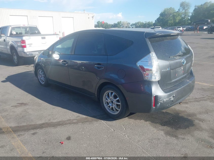 2013 Toyota Prius v VIN JTDZN3EU0D3191817 IAAI salvage auction — NORMAL WEAR, Clear (Utah), sold $825 on 2026-07-23 (photo 3)
