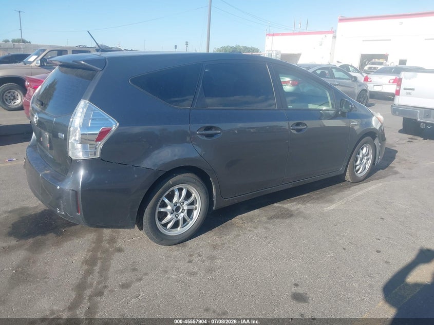 2013 Toyota Prius v VIN JTDZN3EU0D3191817 IAAI salvage auction — NORMAL WEAR, Clear (Utah), sold $825 on 2026-07-23 (photo 4)