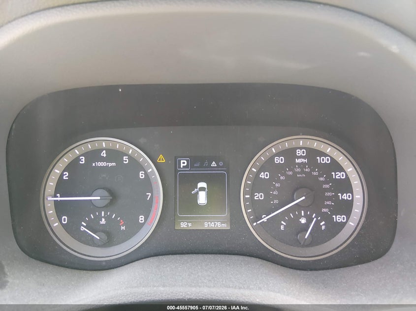 2017 Hyundai Tucson VIN KM8J33A27HU563608 IAAI salvage auction — FRONT & REAR, Salvage (California), sold $2,475 on 2026-08-02 (photo 7)