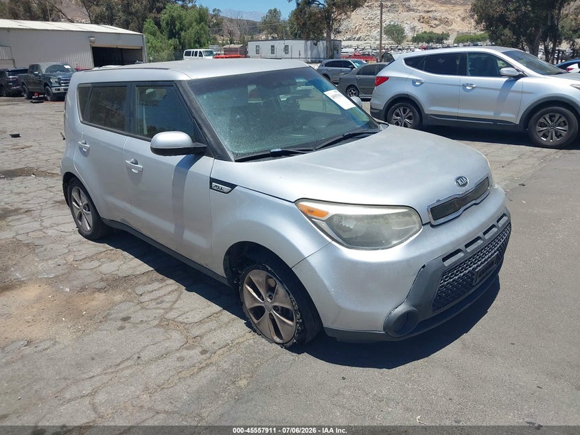 2016 Kia Soul VIN KNDJN2A28G7822936 IAAI salvage auction — NORMAL WEAR, Salvage Title - Dealer (California), sold $975 on 2026-07-28 (photo 1)