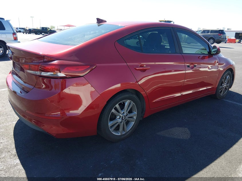 2017 Hyundai Elantra VIN KMHD84LF3HU072523 IAAI salvage auction — NORMAL WEAR, Clear (Nevada), sold $25 on 2026-07-24 (photo 4)