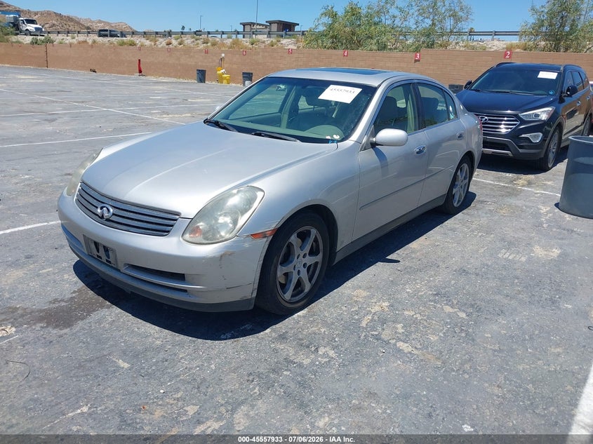 2003 Infiniti G35 VIN JNKCV51E83M308082 IAAI salvage auction — NORMAL WEAR, Clear (Nevada), sold $825 on 2026-07-08 (photo 2)