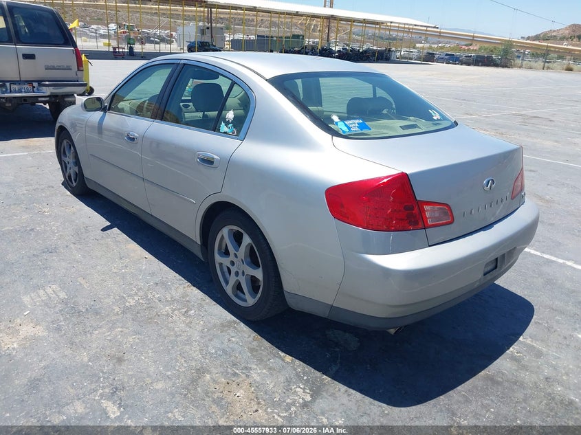 2003 Infiniti G35 VIN JNKCV51E83M308082 IAAI salvage auction — NORMAL WEAR, Clear (Nevada), sold $825 on 2026-07-08 (photo 3)