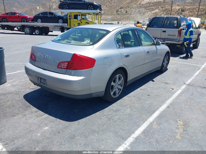 2003 Infiniti G35 VIN JNKCV51E83M308082 IAAI salvage auction — NORMAL WEAR, Clear (Nevada), sold $825 on 2026-07-08 (photo 4)