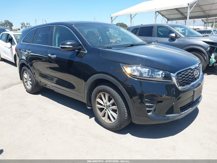 2019 Kia Sorento VIN 5XYPG4A37KG593489 IAAI salvage auction — REAR END, Salvage (California), sold $4,050 on 2026-07-22 (photo 1)