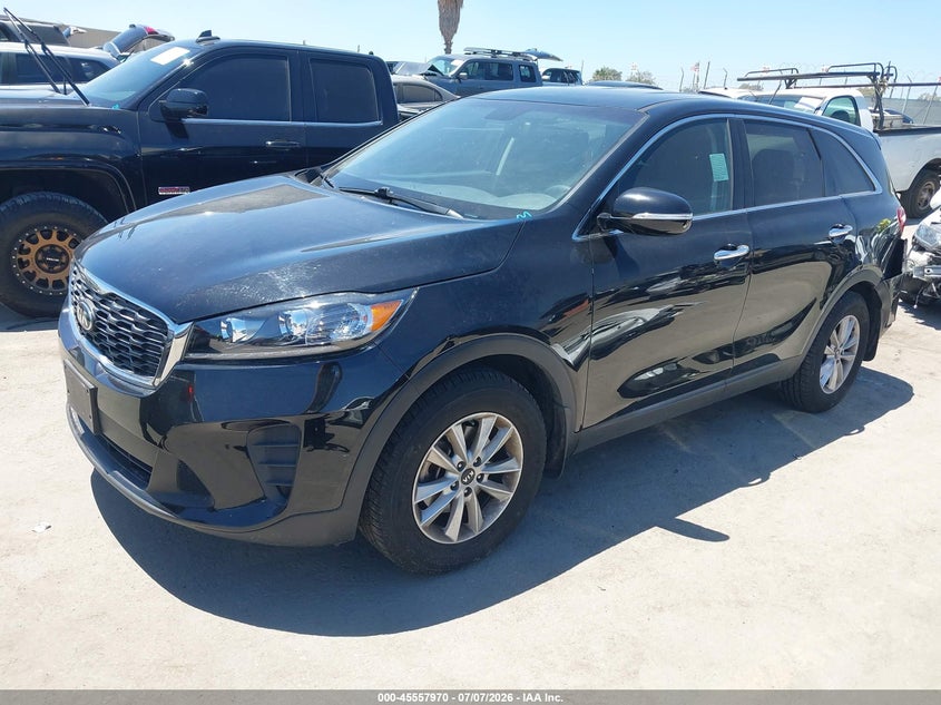 2019 Kia Sorento VIN 5XYPG4A37KG593489 IAAI salvage auction — REAR END, Salvage (California), sold $4,050 on 2026-07-22 (photo 2)