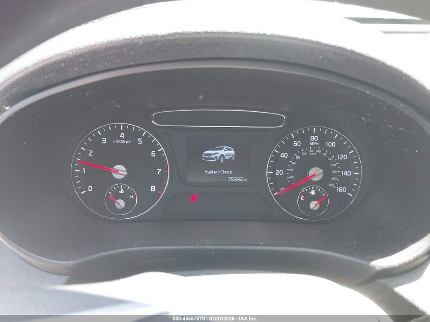 2019 Kia Sorento VIN 5XYPG4A37KG593489 IAAI salvage auction — REAR END, Salvage (California), sold $4,050 on 2026-07-22 (photo 7)