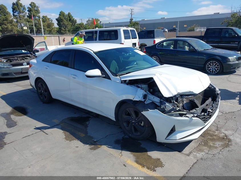 2021 Hyundai Elantra VIN 5NPLS4AG8MH002842 IAAI salvage auction — NORMAL WEAR, Salvage (California), sold $3,250 on 2026-07-20 (photo 1)