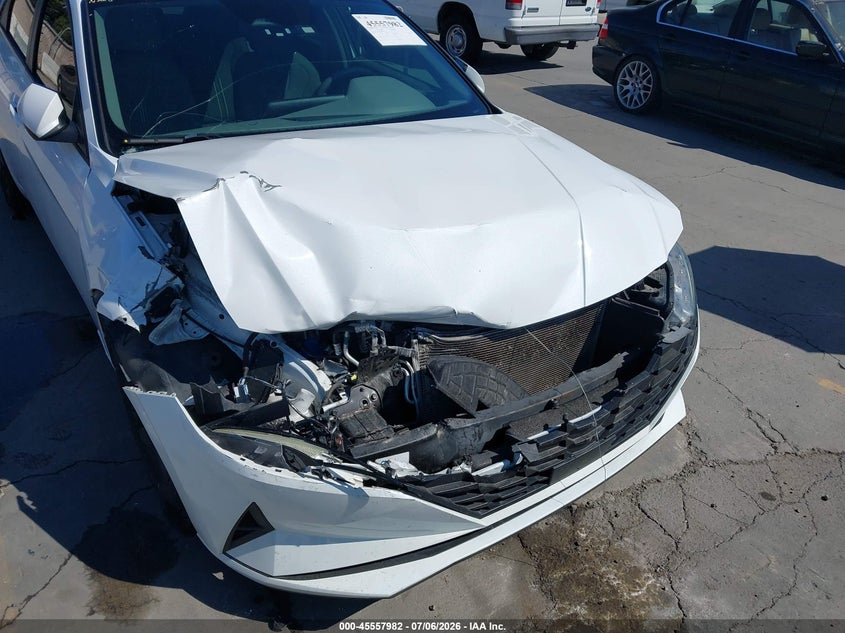 2021 Hyundai Elantra VIN 5NPLS4AG8MH002842 IAAI salvage auction — NORMAL WEAR, Salvage (California), sold $3,250 on 2026-07-20 (photo 6)