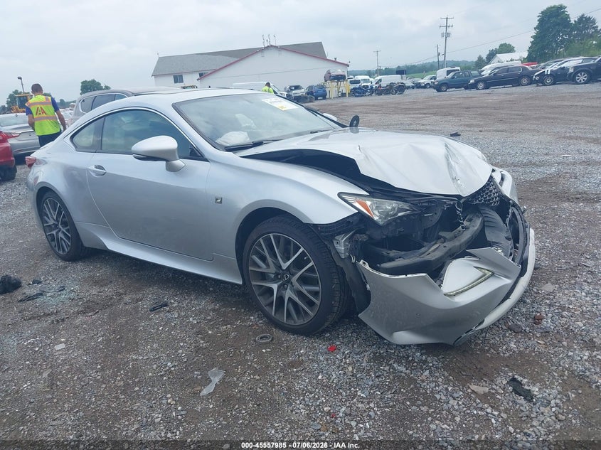 2015 Lexus Rc VIN JTHSE5BC3F5002267 IAAI salvage auction — FRONT END, Salvage - Greater Than 75% (Maryland), sold $1,700 on 2026-07-19 (photo 1)