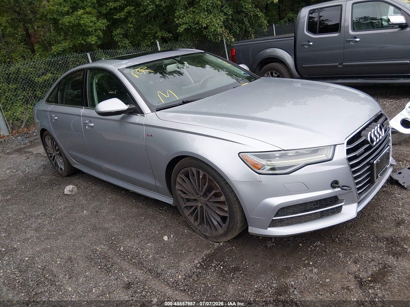 2016 Audi A6 VIN WAUGFAFC1GN127404 IAAI salvage auction — NORMAL WEAR, Clear (Virginia), sold $2,425 on 2026-07-29 (photo 1)