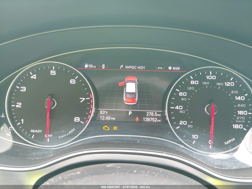 2016 Audi A6 VIN WAUGFAFC1GN127404 IAAI salvage auction — NORMAL WEAR, Clear (Virginia), sold $2,425 on 2026-07-29 (photo 7)