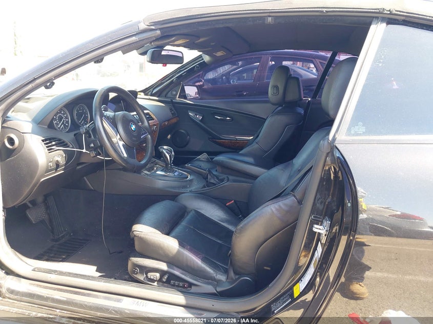 2008 BMW 6 series VIN WBAEB53538CX62007 IAAI salvage auction — NORMAL WEAR, Clear - Dealer Only (California), sold $550 on 2026-07-09 (photo 5)