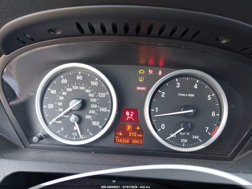 2008 BMW 6 series VIN WBAEB53538CX62007 IAAI salvage auction — NORMAL WEAR, Clear - Dealer Only (California), sold $550 on 2026-07-09 (photo 7)