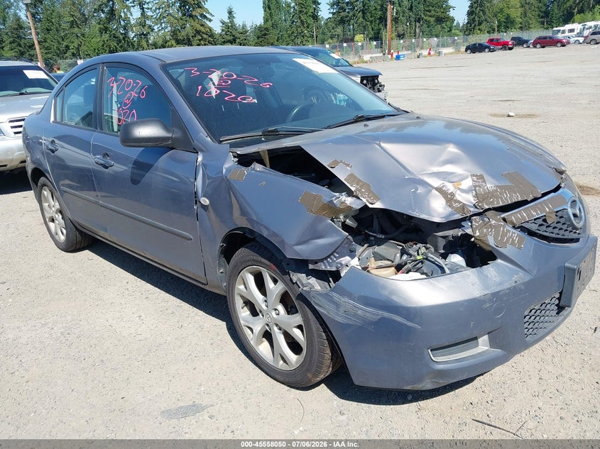 2007 Mazda 3 VIN JM1BK12F271726408 IAAI salvage auction — FRONT END, Clear-Dealer Only (Oregon), sold $350 on 2026-07-29 (photo 1)