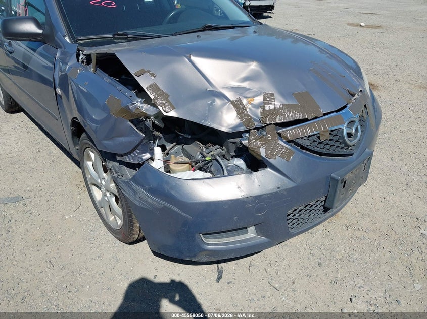 2007 Mazda 3 VIN JM1BK12F271726408 IAAI salvage auction — FRONT END, Clear-Dealer Only (Oregon), sold $350 on 2026-07-29 (photo 6)